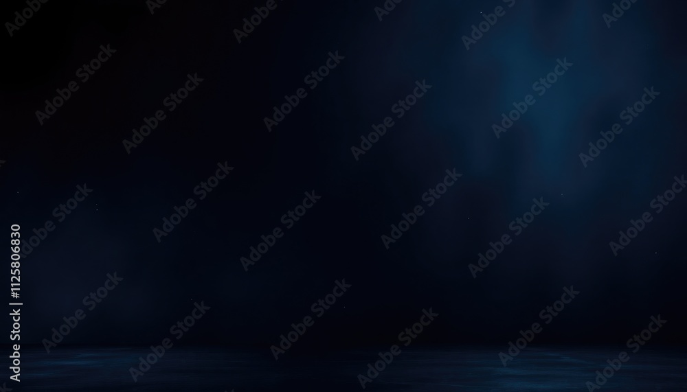 Fototapeta premium Dark background with deep textures, glowing neon accents, and subtle reflective surfaces