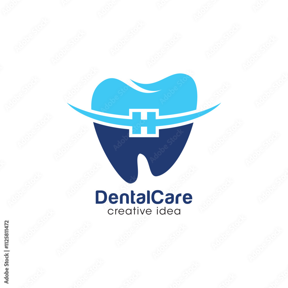 Dental Care Creative Concept Logo Design Template Dental Care Creative Concept Logo Design Template