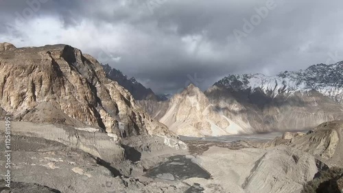 Timelapse Near Borit Lake, Hunza Valley photo