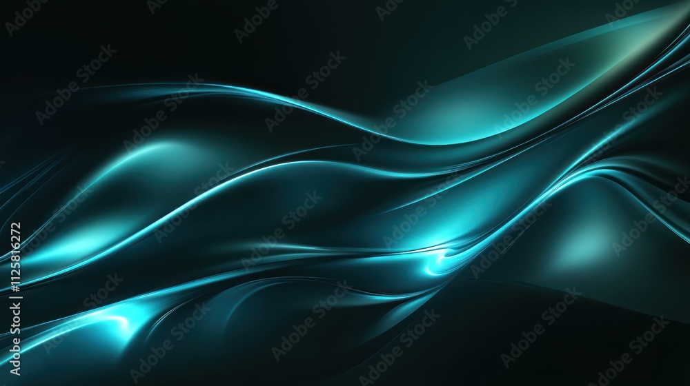 Obraz premium Digital background with glowing, futuristic tones and sleek, high-tech textures.