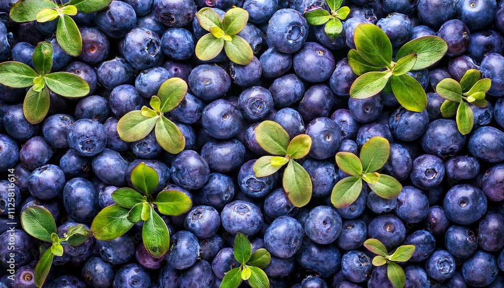 Flat Lay Top View of Bright Ripe Fragrant Purple Bilberry Fruit as Background Flat Lay Top View of Bright Ripe Fragrant Purple Bilberry Fruit as Background
