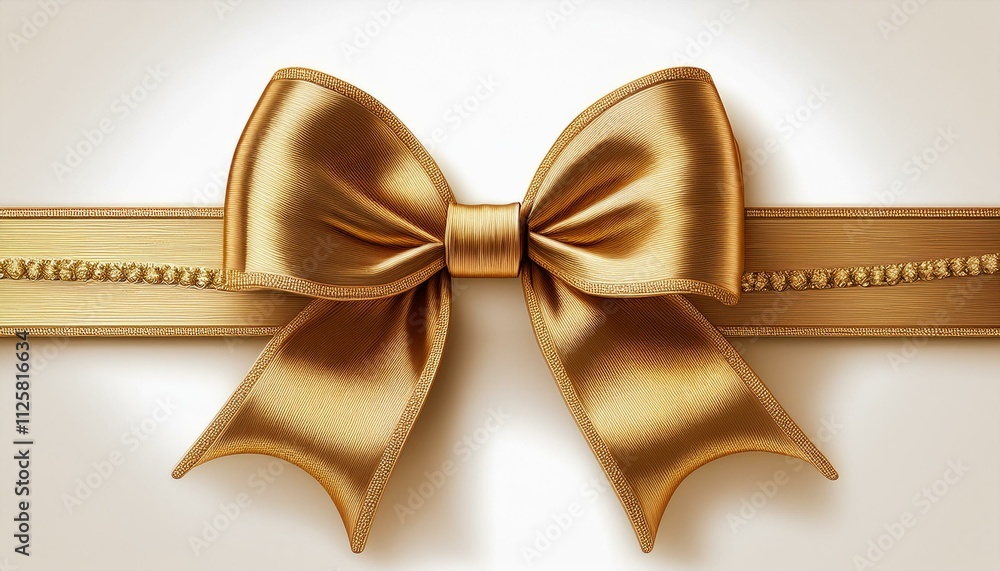 Golden satin ribbon knotted into a bow for stylish holiday gift wrapping ideas
Golden satin ribbon knotted into a bow for stylish holiday gift wrapping ideas