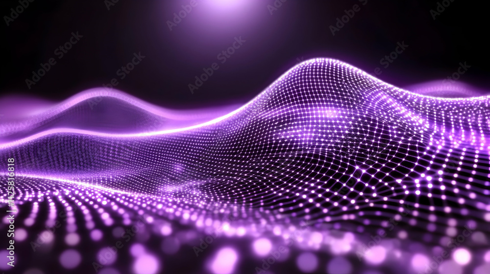 abstract technology particles mesh background abstract technology particles mesh background
