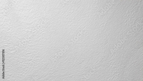 Textured white painted plaster wall pattern isolated on a white background. Interior concept 