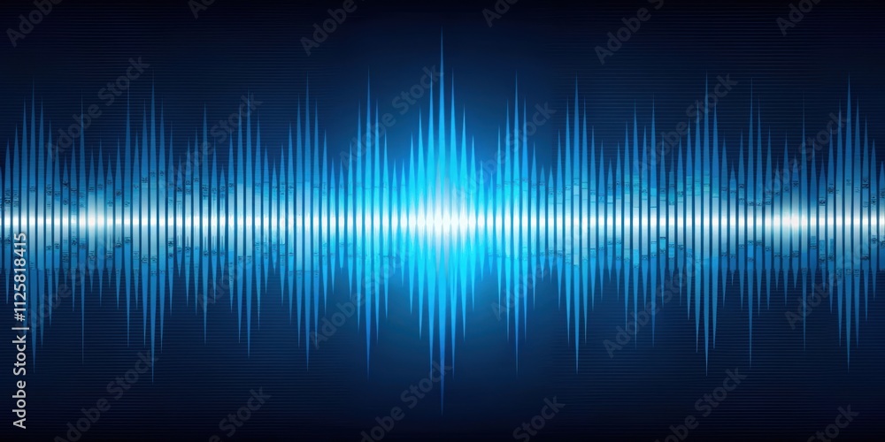 Sound wave rhythm background with music equalizer on dark blue backdrop, sound wave, rhythm, technology, music Sound wave rhythm background with music equalizer on dark blue backdrop, sound wave, rhythm, technology, music