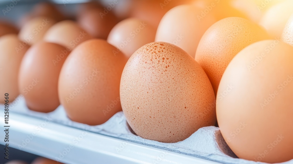 Fresh Brown Eggs in Carton Farm Fresh Healthy Breakfast Food Photography Fresh Brown Eggs in Carton Farm Fresh Healthy Breakfast Food Photography