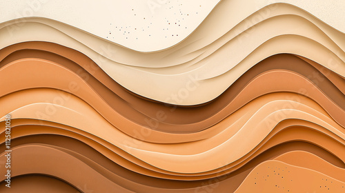 Abstract background for coffee-colored design. The color trend of 2025