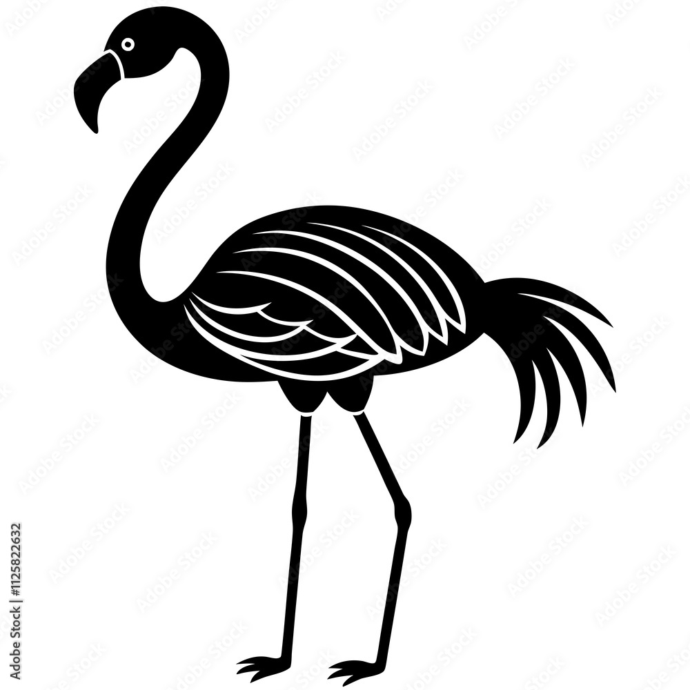 Obraz premium illustration of a flamingo