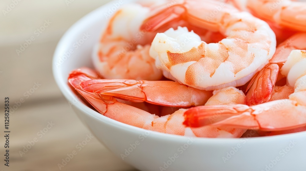 Cooked Shrimp Bowl Seafood Delicious Food Photography Closeup Cooked Shrimp Bowl Seafood Delicious Food Photography Closeup