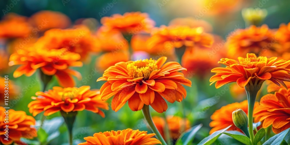 Vibrant orange flowers blooming in a garden, orange, flowers, vibrant, garden, nature, blooming, petals, colorful, botanical, plant Vibrant orange flowers blooming in a garden, orange, flowers, vibrant, garden, nature, blooming, petals, colorful, botanical, plant