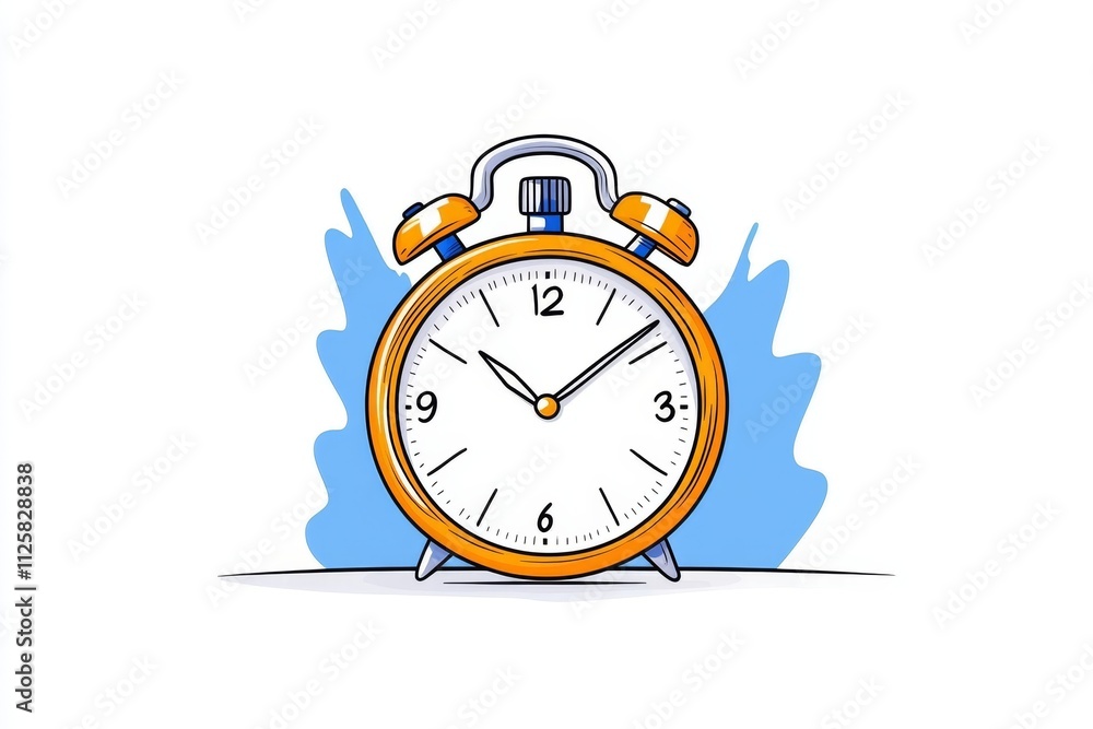 A simple illustration of a stopwatch with clean lines, drawn in soft pastel tones to emphasize time efficiency A simple illustration of a stopwatch with clean lines, drawn in soft pastel tones to emphasize time efficiency