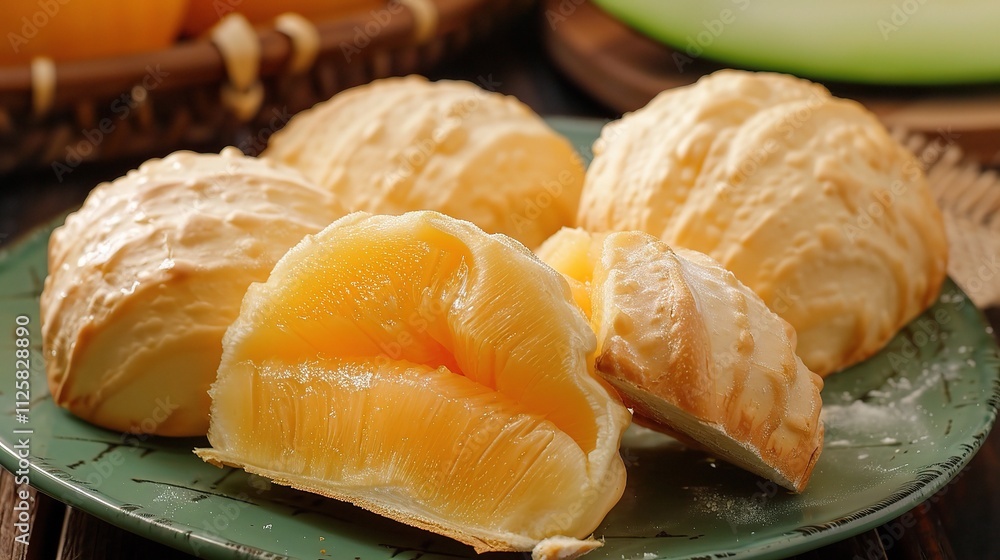 Melon Pan, Soft and Fluffy Japanese Bread with a Crunchy Outer Layer and Sweet Appeal for a Tasty Treat Melon Pan, Soft and Fluffy Japanese Bread with a Crunchy Outer Layer and Sweet Appeal for a Tasty Treat