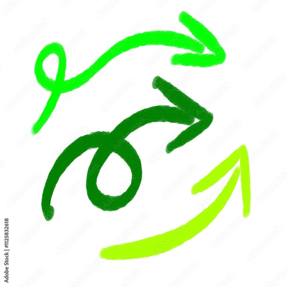 Arrows set doodles handwriten art lines Arrows set doodles handwriten art lines