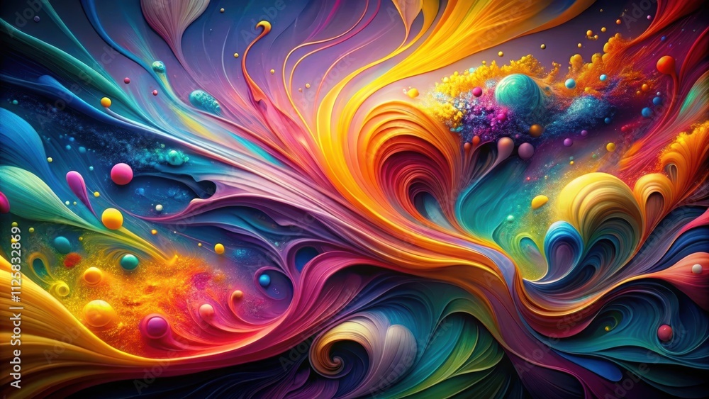 Vibrant and dynamic abstract artwork resembling a flow of thoughts and emotions , expressive, colorful, vibrant, abstract Vibrant and dynamic abstract artwork resembling a flow of thoughts and emotions , expressive, colorful, vibrant, abstract
