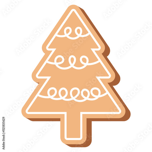 Tree Gingerbread Cookies