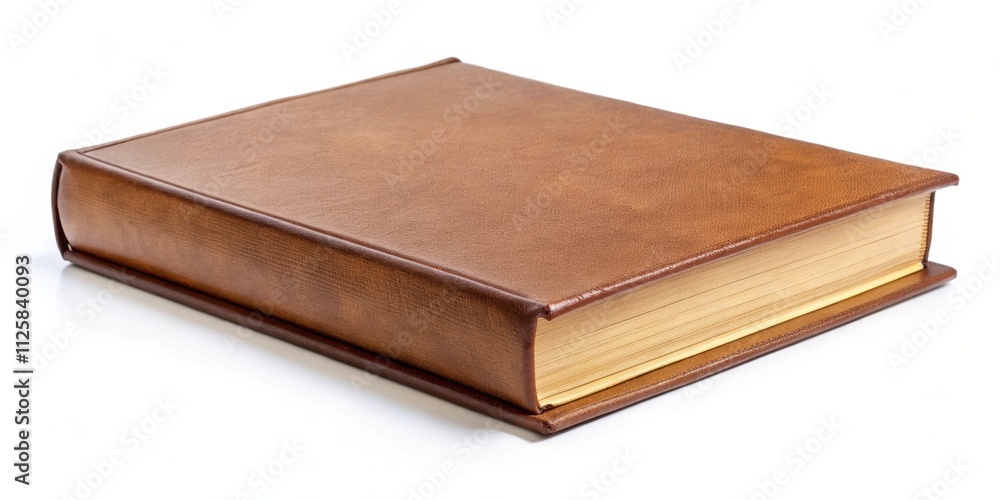 Closed brown hardcover book isolated on white background, book, closed, brown, hardcover, big, isolated, white, education Closed brown hardcover book isolated on white background, book, closed, brown, hardcover, big, isolated, white, education