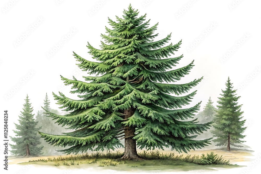 Christmas tree branches spruce- Christmas tree branches spruce-