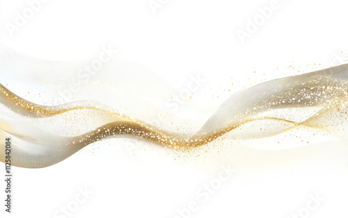 abstract background with golden stars