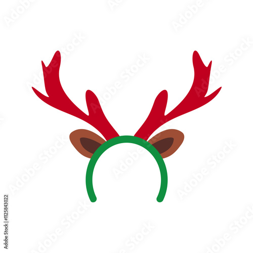 funny christmas reindeer horn