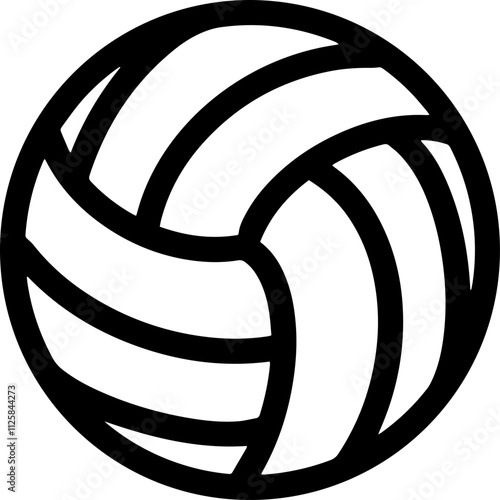 volley volleyball silhouette black and white