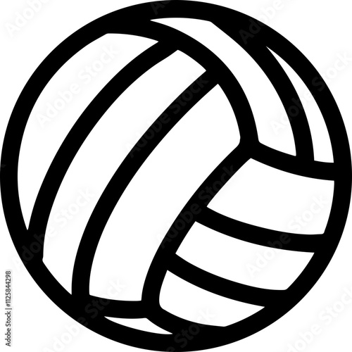 volley volleyball silhouette black and white