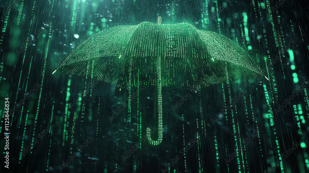 Obraz premium abstract binary background