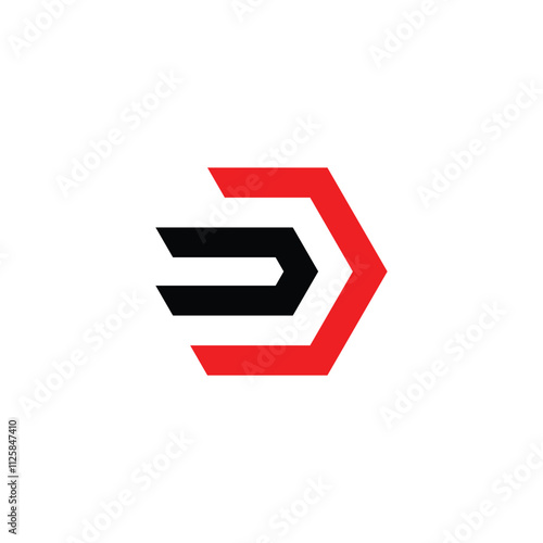 Free Download Letter D Modern Simple Logo Vector - GFXLoad