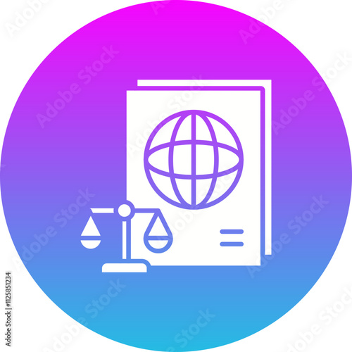 Legal passport Icon