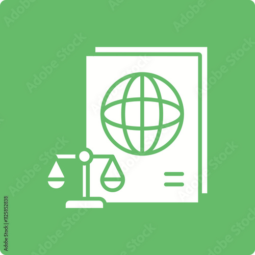 Legal passport Icon