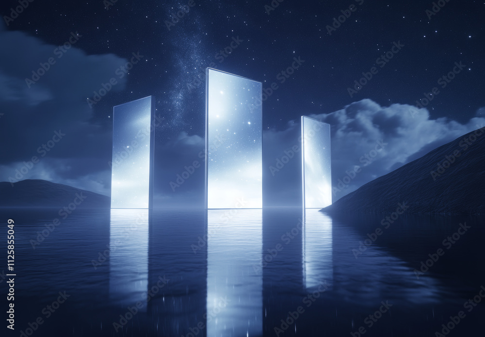 Fototapeta premium door to the world