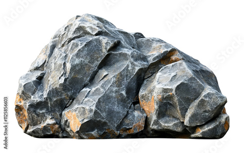 Isolated Rocks on Transparent Background for Design Use