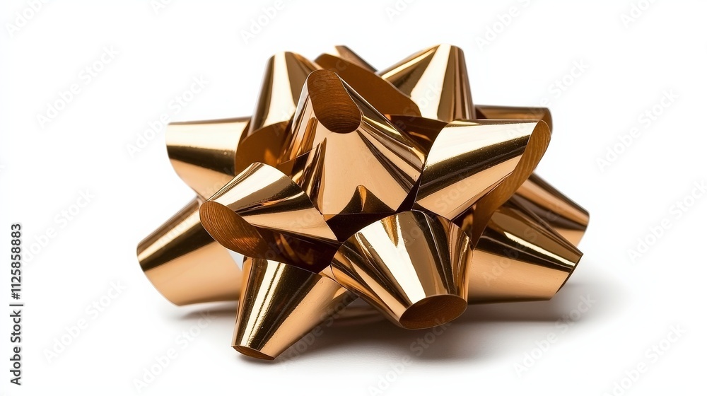 A shiny gold gift bow placed on white. --ar 16:9 --quality 2 --personalize ooj6fpf --v 6.1 Job ID: 6bf1a1ac-b815-4e3f-8552-020850a1345c A shiny gold gift bow placed on white. --ar 16:9 --quality 2 --personalize ooj6fpf --v 6.1 Job ID: 6bf1a1ac-b815-4e3f-8552-020850a1345c