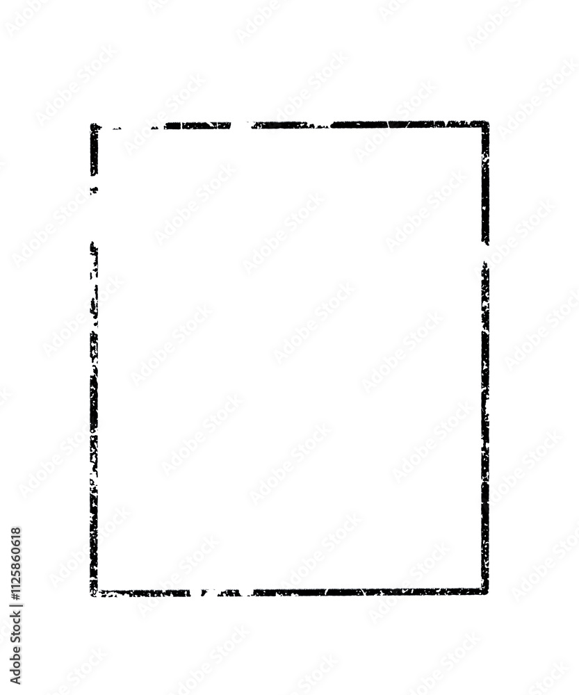 Black distressed border illustration Black distressed border illustration