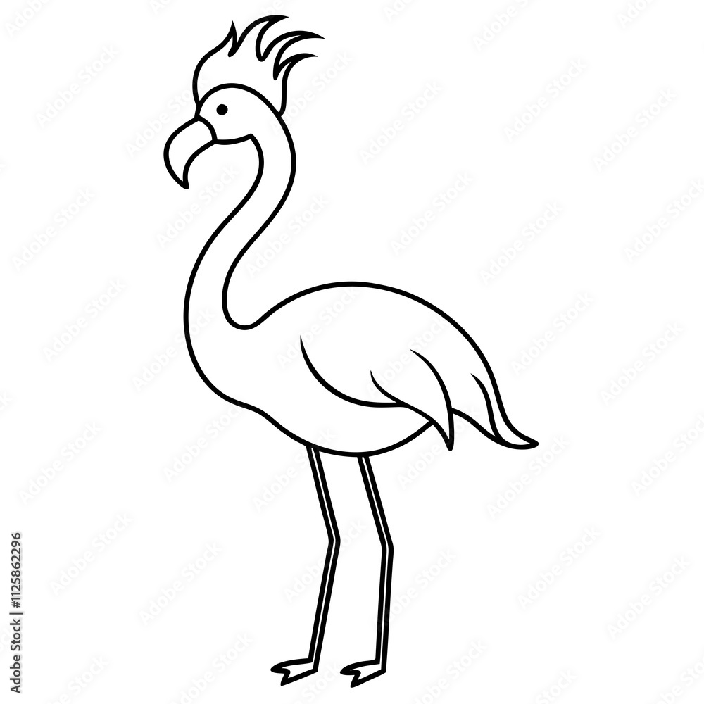 illustration of a flamingo illustration of a flamingo