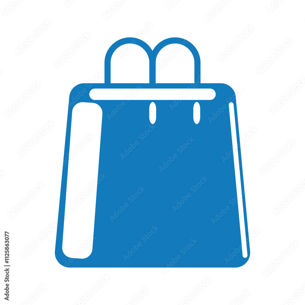 Shopping bag package icon. Shopping bag package icon.