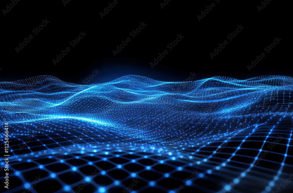 abstract blue wave abstract blue wave