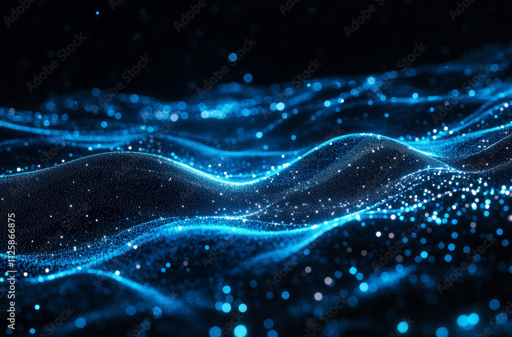 abstract blue wave abstract blue wave