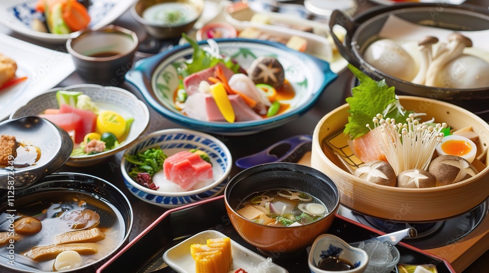 Oden, Hearty Japanese Stew with Assorted Ingredients Simmered in a Rich Broth for a Tasty and Comforting Dish Oden, Hearty Japanese Stew with Assorted Ingredients Simmered in a Rich Broth for a Tasty and Comforting Dish