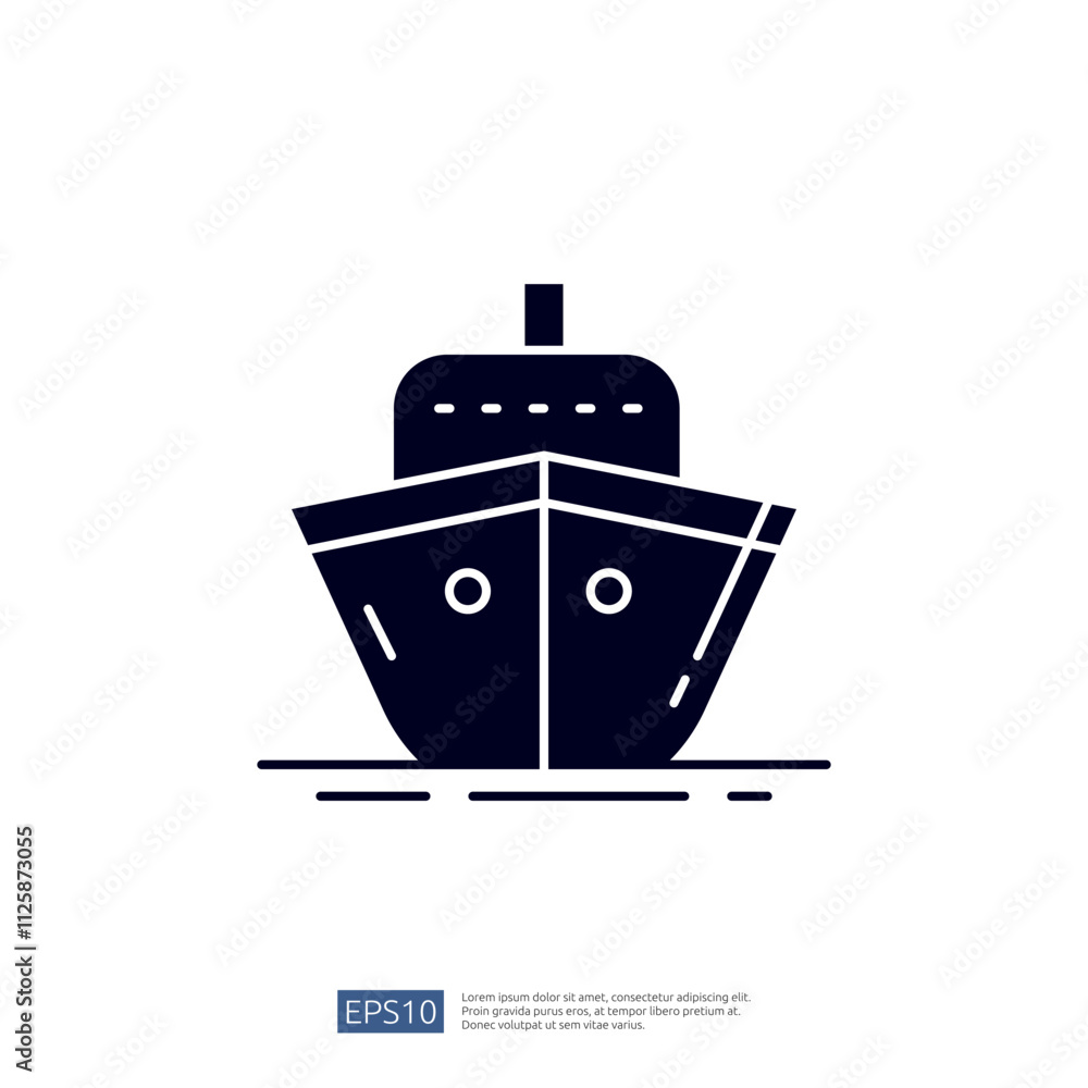 A graphic representation of a ship's bow, designed in a minimalist style, suitable for maritime themes or transportation-related projects. A graphic representation of a ship's bow, designed in a minimalist style, suitable for maritime themes or transportation-related projects.