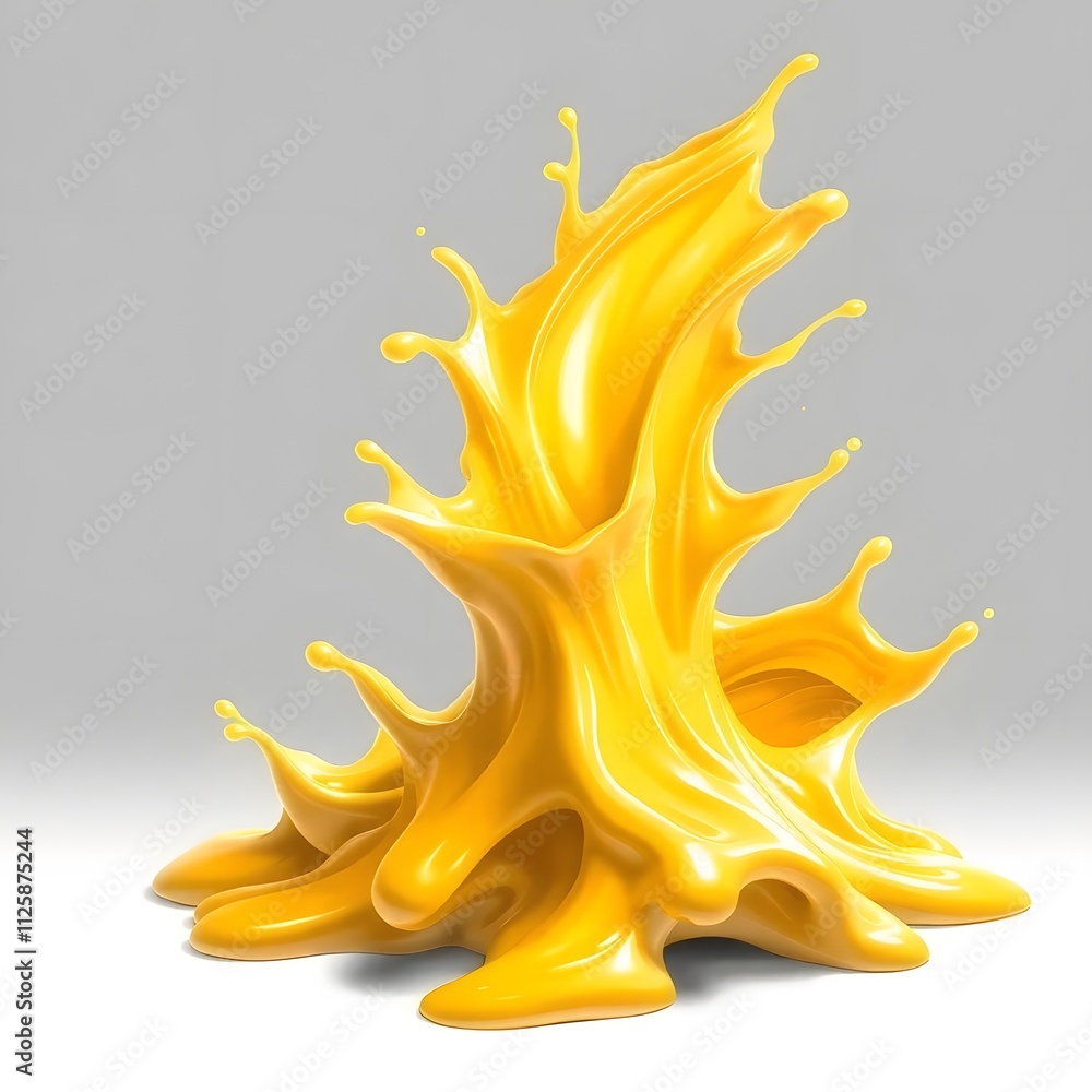 Creamy Cheese Splash in Motion Creamy Cheese Splash in Motion