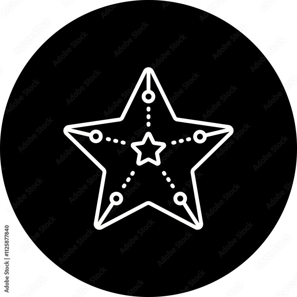 Fototapeta premium Starfish Icon