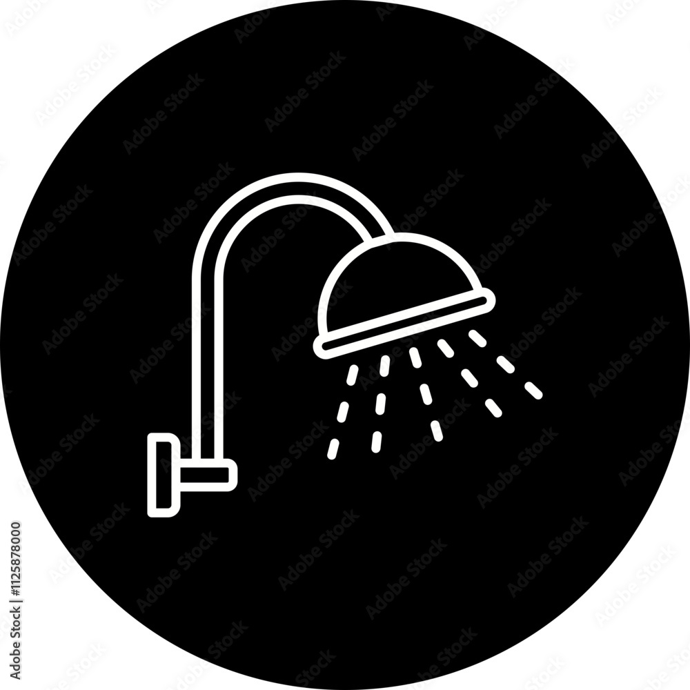 Fototapeta premium Shower Icon