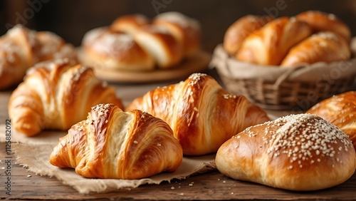 Selection of bread rolls.
