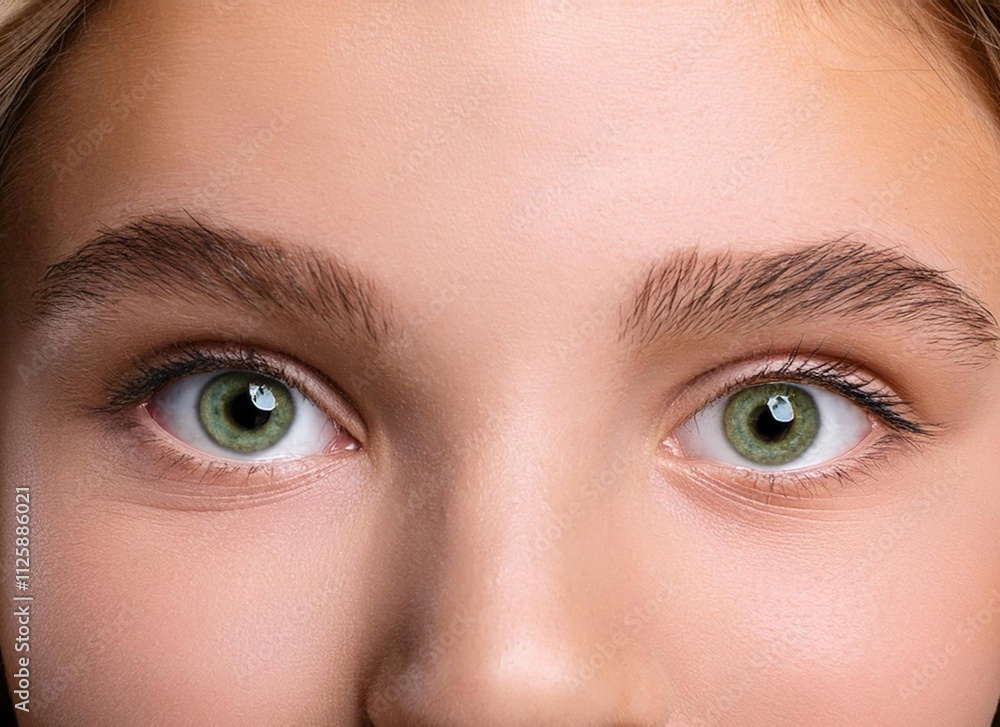 A photograph of beautiful eyes A photograph of beautiful eyes