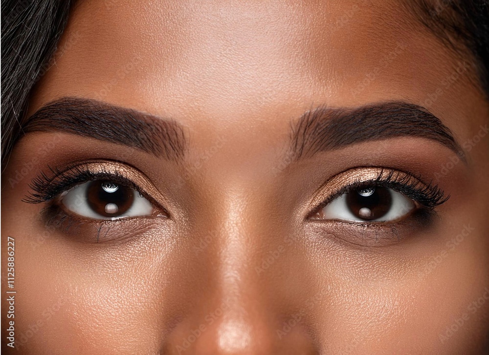 A photograph of beautiful eyes A photograph of beautiful eyes