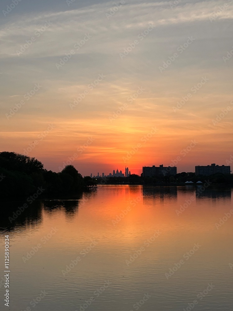 Lake sunset Lake sunset
