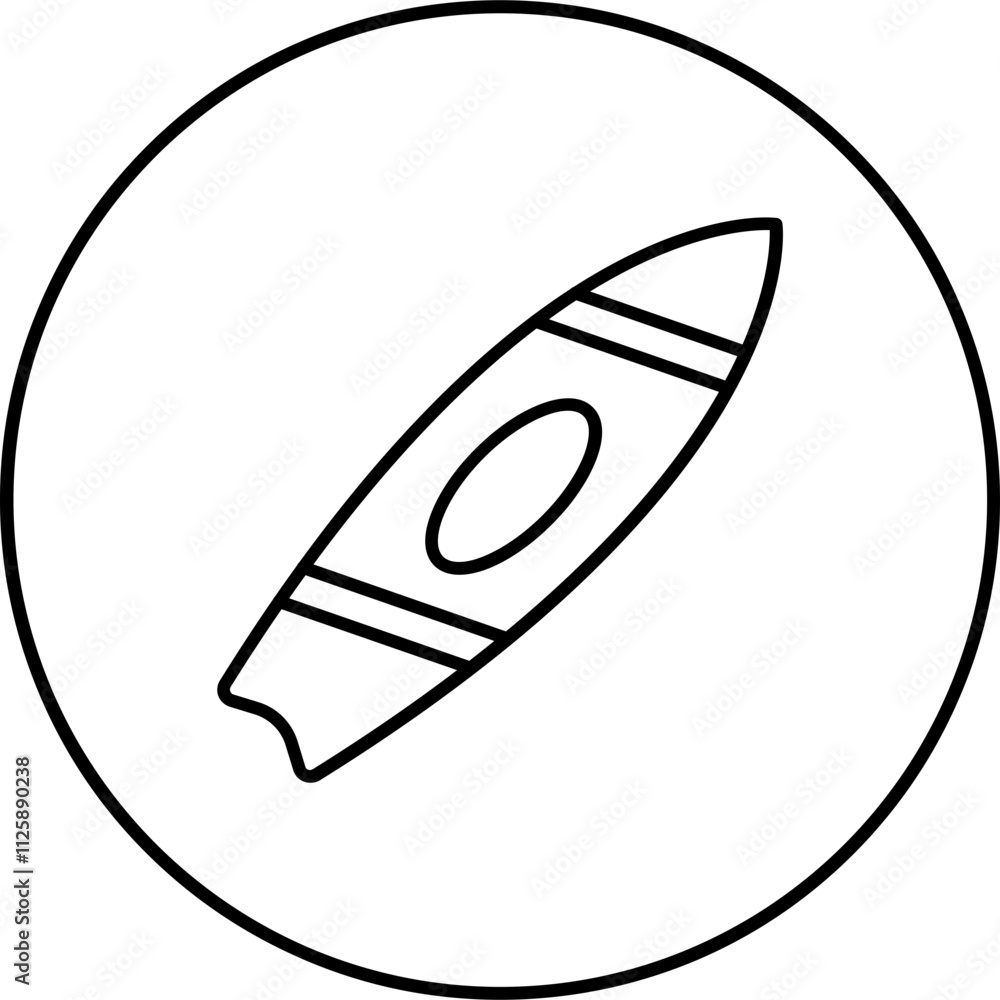 Surfboard Icon Surfboard Icon