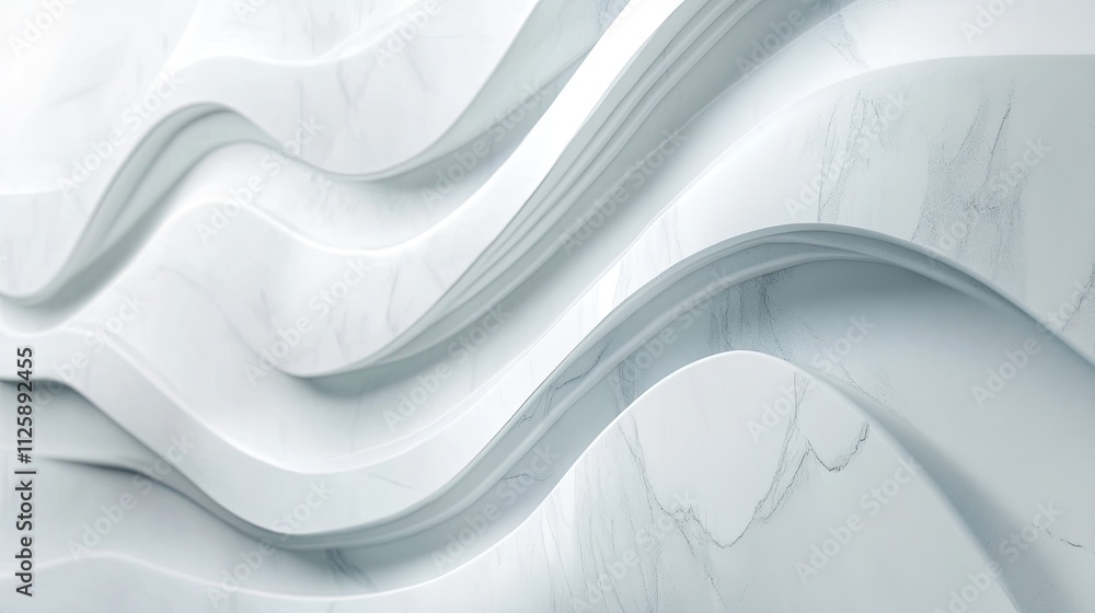 Zen-inspired marble surface with soft, flowing lines in pale blue and white hues, creating a tranquil, abstract look Zen-inspired marble surface with soft, flowing lines in pale blue and white hues, creating a tranquil, abstract look