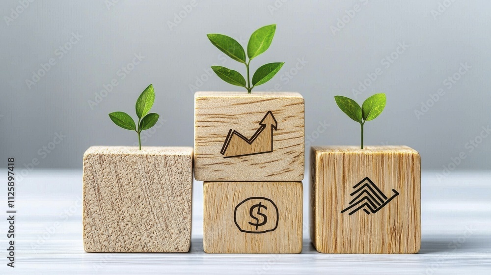Growth, Finance, and Sustainability Concept | Sustainability Growth, Finance, and Sustainability Concept | Sustainability