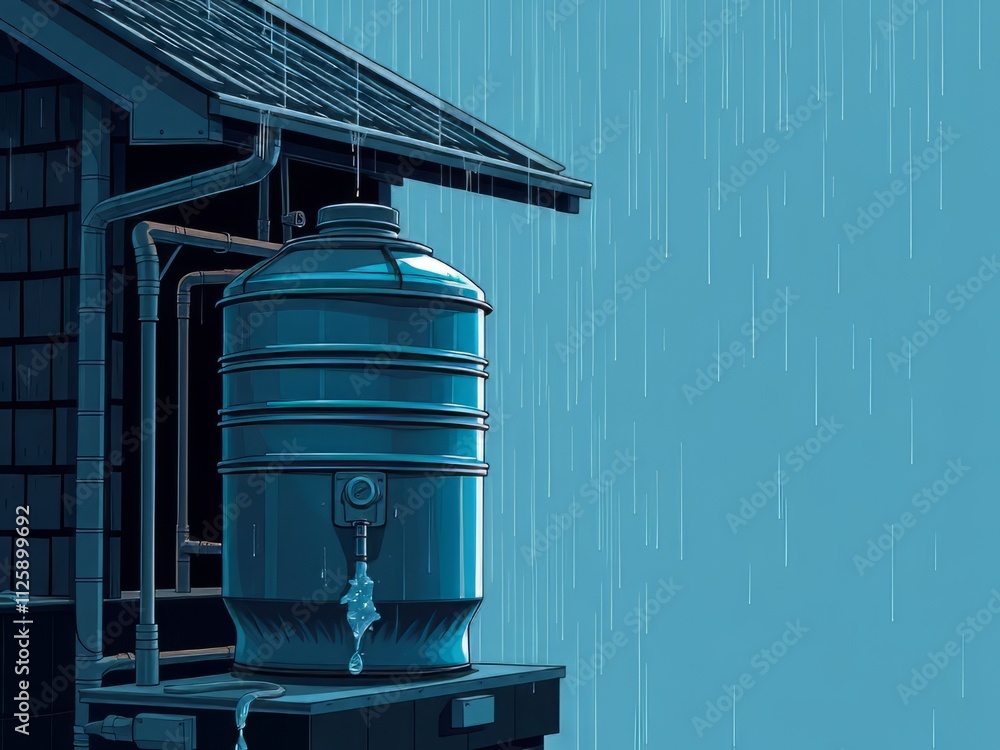 Harvest rainwater, reuse for landscaping & flushing, less water waste. Harvest rainwater, reuse for landscaping & flushing, less water waste.